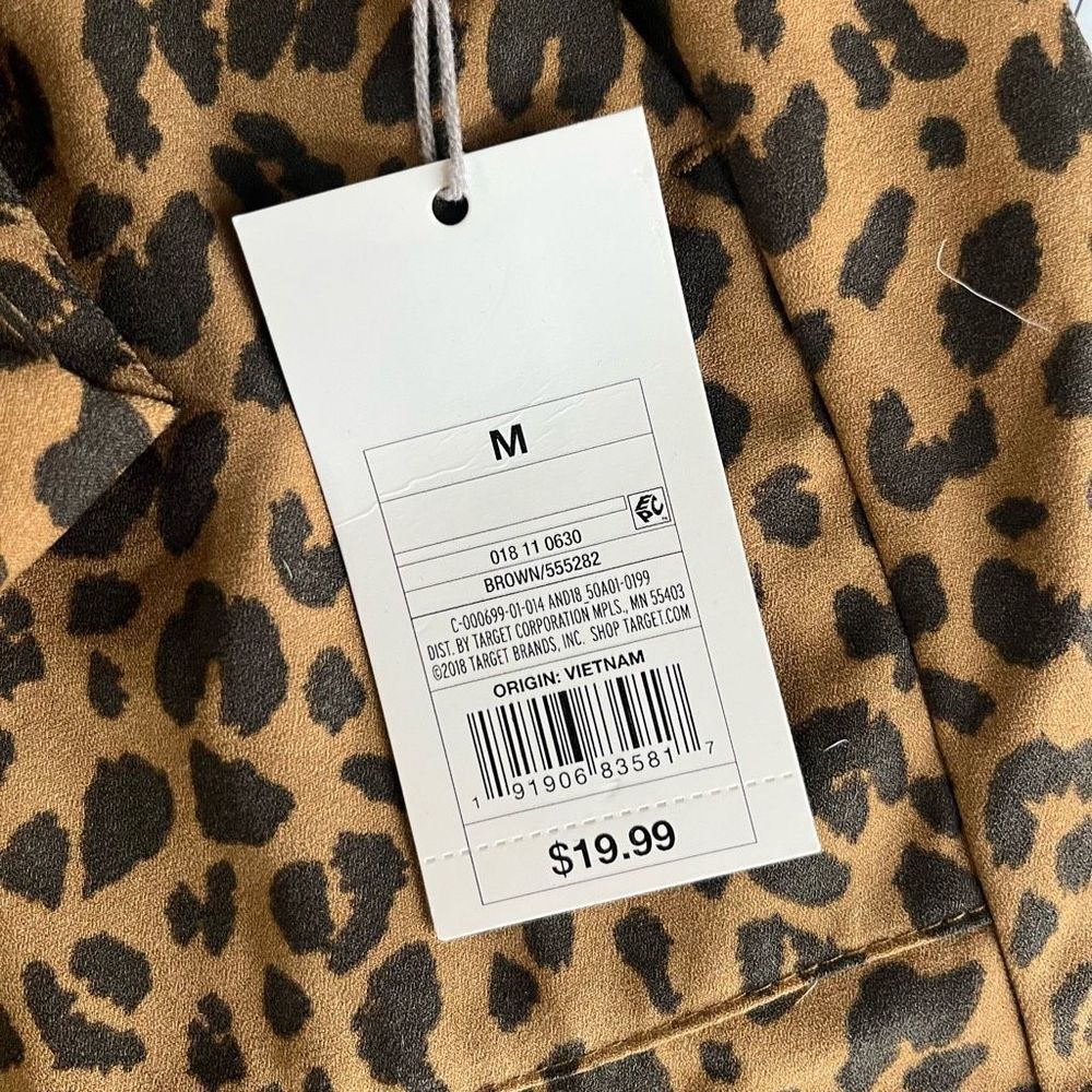 NWT A New Day Leopard Shorts size medium animal print cheetah - Picture 4 of 7